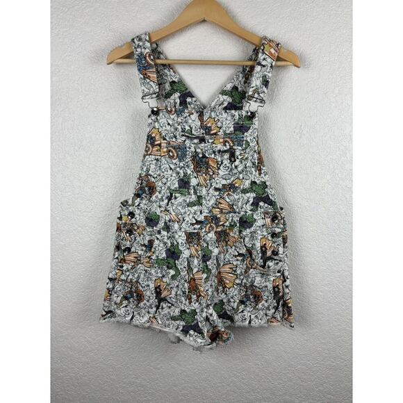 Marvel Her Universe Girls Overalls Size Large Iron Man Hulk Captain America - Picture 1 of 9